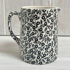 Burleigh Pottery Black Felicity for Soho House small Jug 8.5cm Staffordshire New
