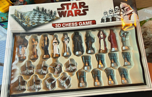 Star wars chess set - star, 3d