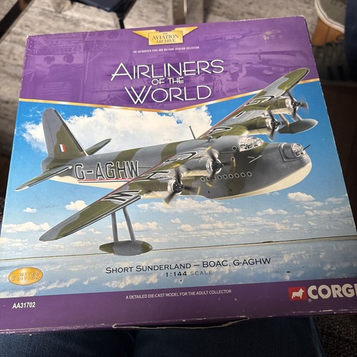 Corgi aa31702 short sunderland - corgi,