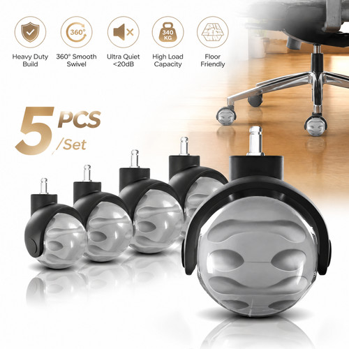 5pcs rotatable casters - casters, chair