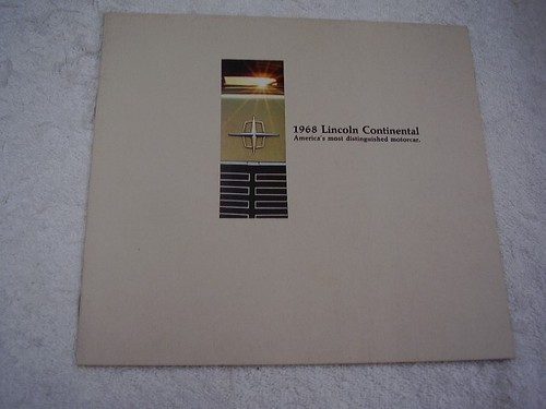 1968 lincoln brochure - 1968,