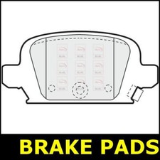 Brake Pads Rear FOR VAUXHALL