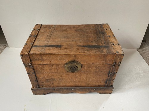 Vintage wooden storage box