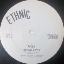 Ronnie Davis - Love (12")