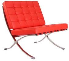 Premium Barcelona Chair Red