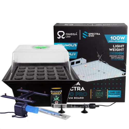 Led aeroponic propagator kit - aeroponic,