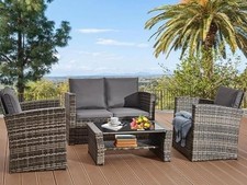 Rattan Garden Sofa Set