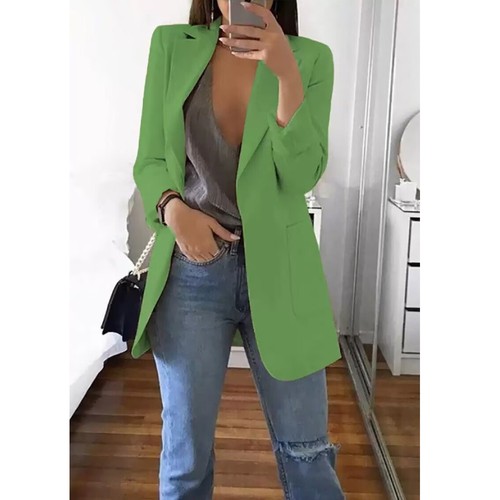 Womens long sleeve solid - long,