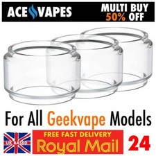 3x Bubble Bulb Glass Pieces