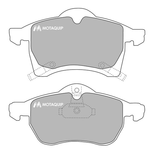 Brake pads set for - brake, opel