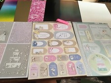 Kanban Occasion baby, bon Voyage, wedding cardmaking kit, toppers, card, RefX17a