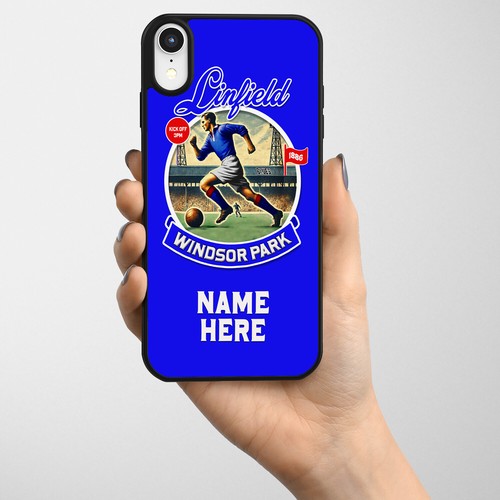 Personalised linfield iphone - personalised,