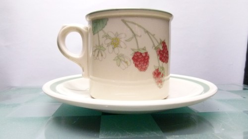 Wedgwood raspberry cane cup