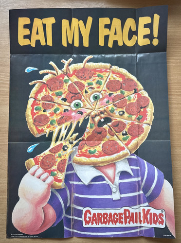 1986 garbage pail kids poster - garbage,