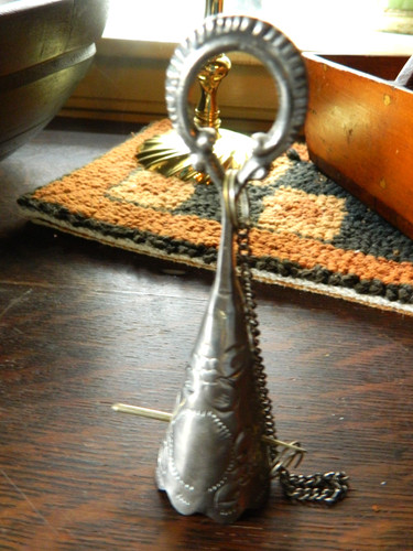 Antique silver plated tussie - antique,