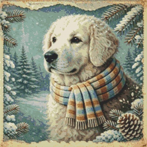 Hungarian kuvasz puppy dog - hungarian,