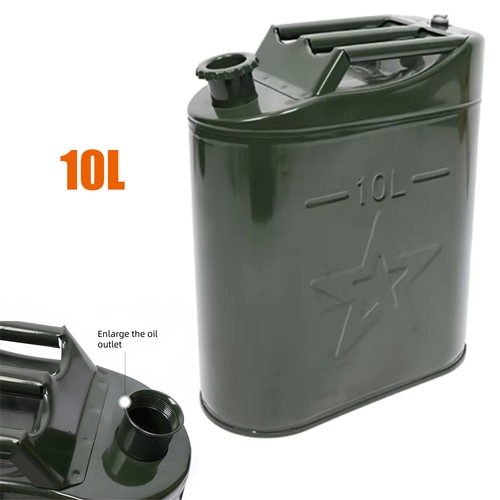 10l car metal jerry - car, green