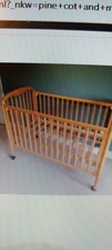Solid Pine Baby Cot Bed