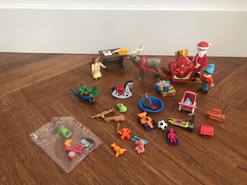 Playmobil santa with sleigh - santa,
