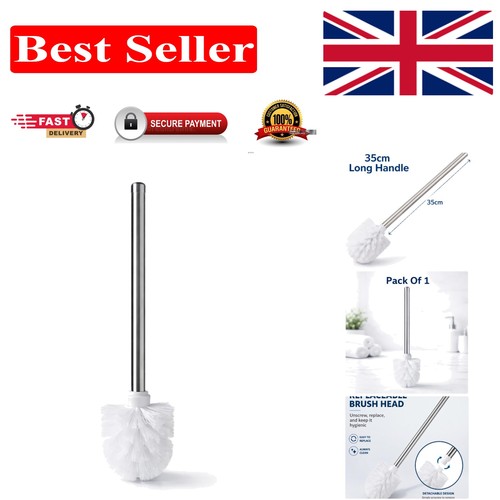 Stylish chrome toilet brush - chrome,