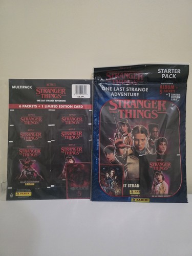 Stranger things panini sticker - things,