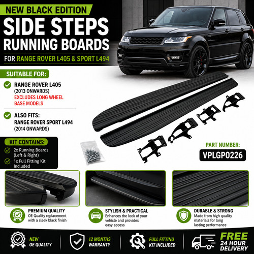 New black edition - black, steps