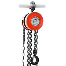 KATSU 1 Ton Chain Block Hoist Heavy Duty Tackle Engine Lifting Pulley UK CE