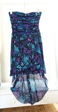 Tammy Girl 12-13 Years Blue Sleeveless Dress Outfit Clothes Patterned Party