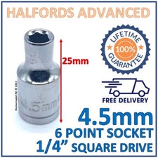 Halfords Advanced 4.5mm 1/4"