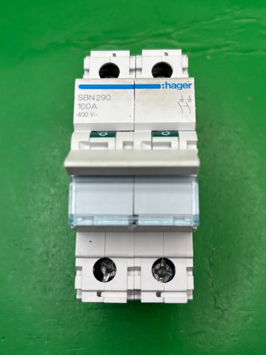 Hager sbn290 100a - hager, double