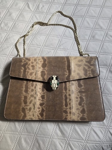 Bvlgari brown python - brown, medium