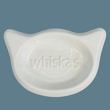 Whiskas Cat Feeding Dish Water White Ceramic Cat Bowl Limited Edition  