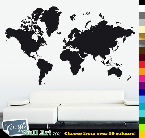 Huge world map - huge,