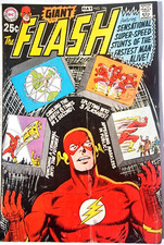 FLASH 196 GIANT DC 1970 Professor Zoom Mr. Element Mirror Master