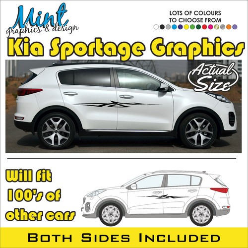 Kia sportage 4x4 side stripes - kia,