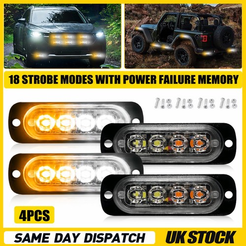 Led amber white - amber&white, emergency