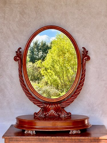 19th century mahogany oval - 19th,