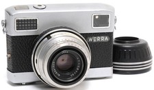 Werra camera by Zeiss Jena w. Tessar 2.8/50mm clean glass and hood