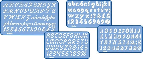 Helix font letter number - helix,