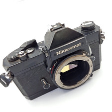 NIKON NIKKORMAT FT3 BLACK 35MM FILM SLR CAMERA BODY. *TESTED WORKING*. (refB)