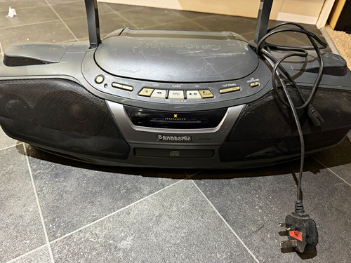 Panasonic ed90eb boombox - panasonic, rx-ed90eb-k
