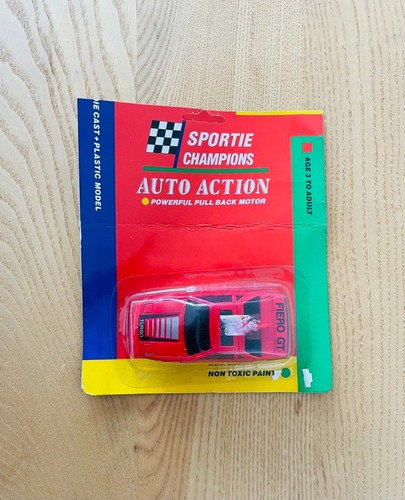 1980s new red pontiac fiero - new, gt