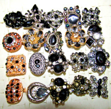 Rings Black crystal statement