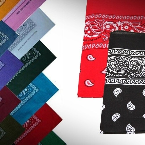 Bandana cotton paisley - bandana, 45%