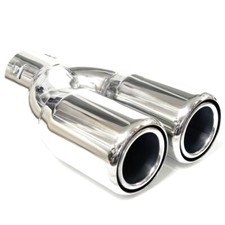 Twin Exhaust Tip Trim Pipe