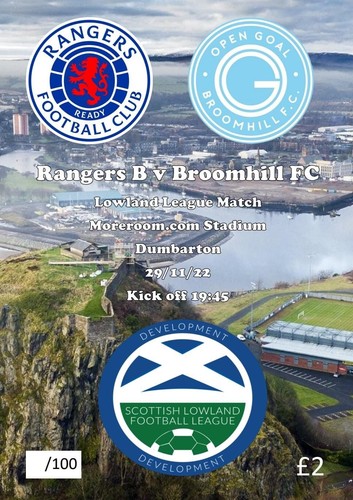 Rangers broomhill - rangers, v
