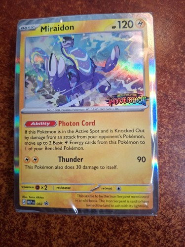 Pokemon miraidon prerelease - pokemon,
