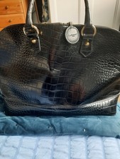 L.K. Bennett Large Black Leather Bag