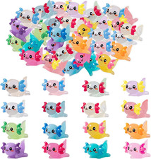 24 Pcs Mini Axolotl Figures