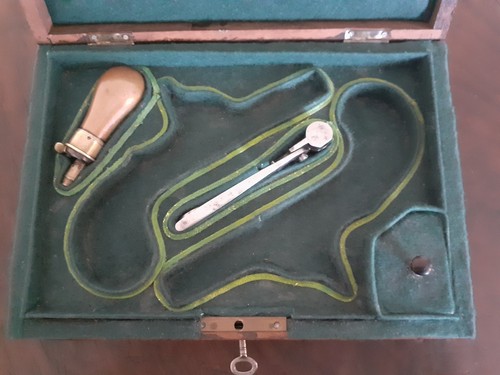 Antique percussion pistol case - antique,